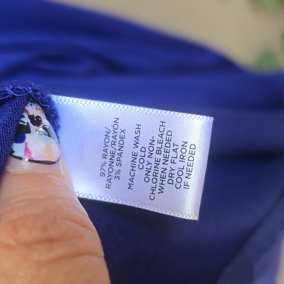 Loft Super Soft Cobalt Blue Tank Dress M - Picture 7 of 8